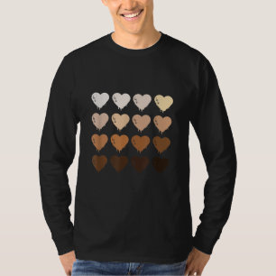 Black Queen Afro Melanin Shades Love African Ameri T-Shirt