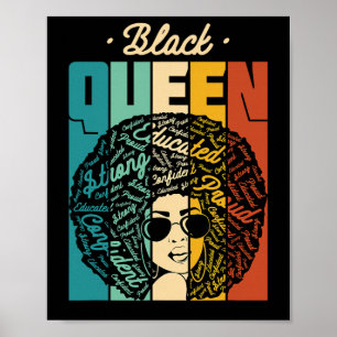 Black Queen - Black History Month And Pride Gift Poster