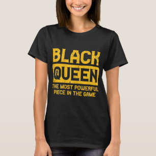 Black Queen Chess Black History Pride BLM African T-Shirt