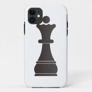 Black queen chess piece Case-Mate iPhone case