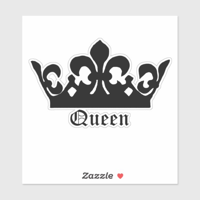 Black Queen Crown (Sheet)