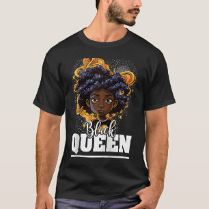 Black Queen For Proud African American Black Histo T-Shirt