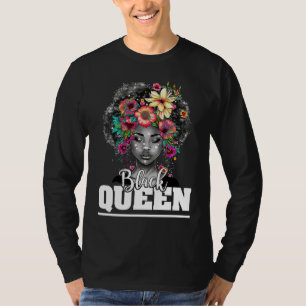 Black Queen For Proud African American Black Histo T-Shirt