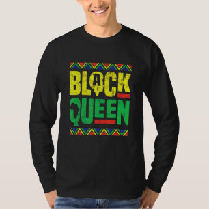 Black Queen History Month African American Pride C T-Shirt