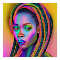 Black queen melanin Sista African American woman