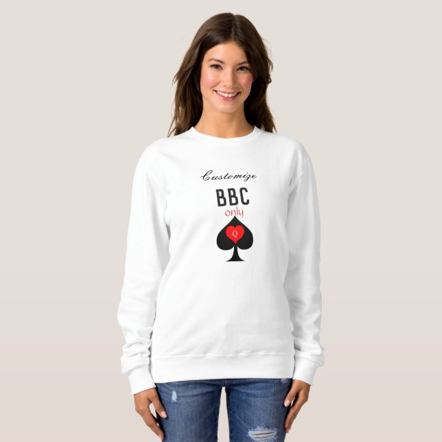 black queen of spade  Thunder_Cove Sweatshirt (Front Full)