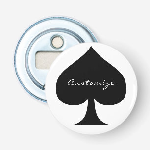 Black Queen of Spades Black Thunder_Cove Bottle Opener