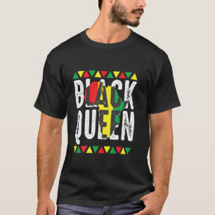 Black Queen Shirt Black History Proud African Amer