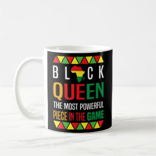 Black Queen The Most Powerful Piece Black History Coffee Mug