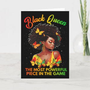 Black Queen The Most Powerful Piece In The Game Me Card