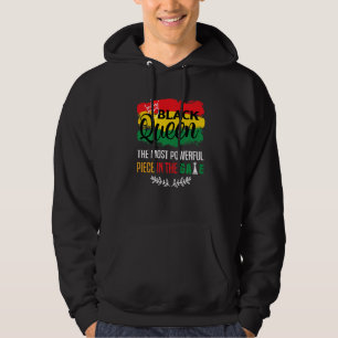 Black Queen The Most Powerful Piece The Game Black Hoodie