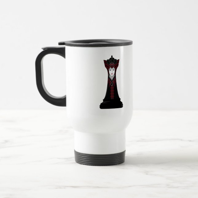 Black Queen Travel Mug (Left)