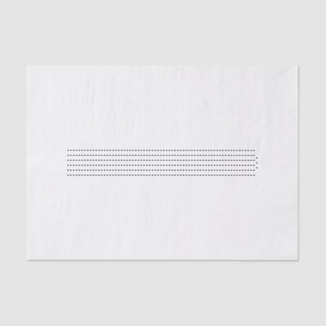 Black Question Marks Mystery Gift Tissue Paper (Front)