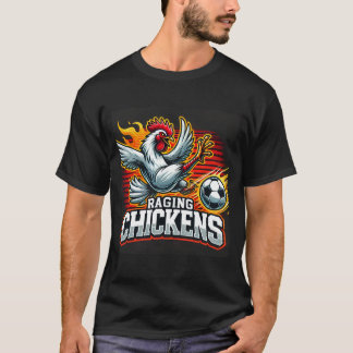 Black Raging Chickens Shirt 