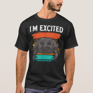 Black Rain Frog I'm Excited Black Desert Rain Frog T-Shirt