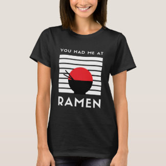 Black Ramen Funny Typography Woman's T-Shirt