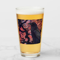 Black Raven and Gnarly Japanese Maple Tree