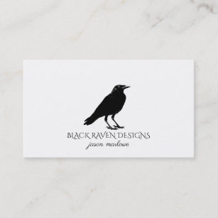 Black Raven  Business Card