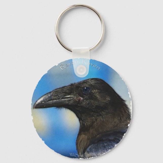BLACK RAVEN Collection Key Ring (Front)