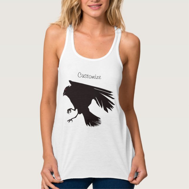 Black Raven Flying Thunder_Cove Singlet (Front)