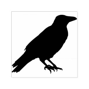 Black Raven Self-inking Stamp