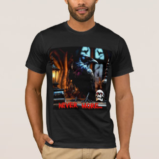 Black Raven | Spooky | Halloween | Black T-Shirt