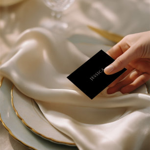 Black Reception Mini Guest's Profile Card 4 in 1