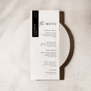 Black Reception Mini Guest's Profile Card 6 in 1