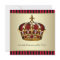 Black Red Gold Crown Little Prince Boy Baby Shower