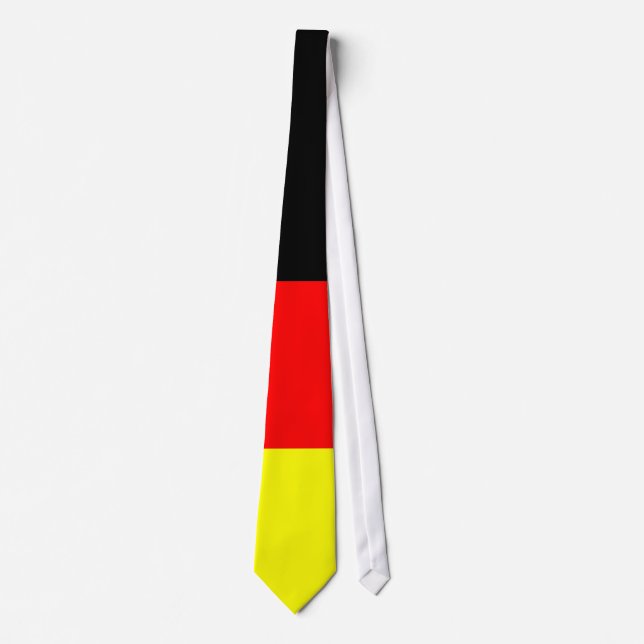 black-red-gold-tie football Germany Tie (Front)