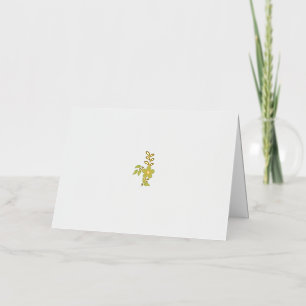 black, red, green clip art design foil holiday card