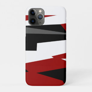 Black red grey and white Case-Mate iPhone case
