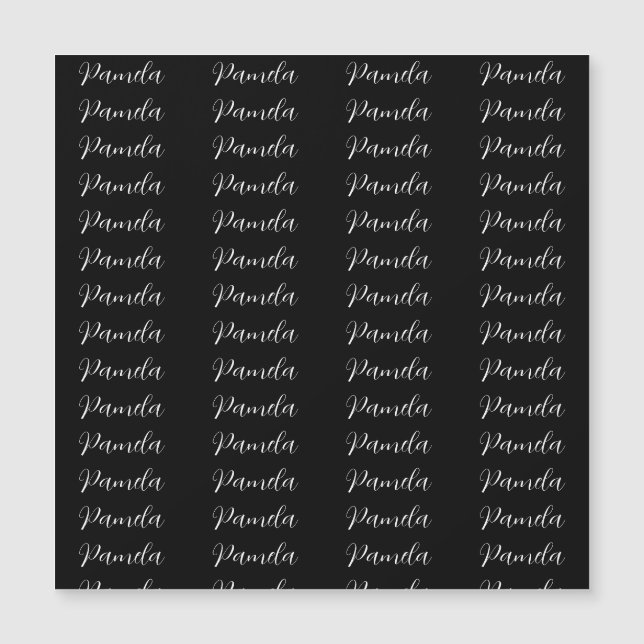 Black Red Minimalist Add Name Personalised (Front)