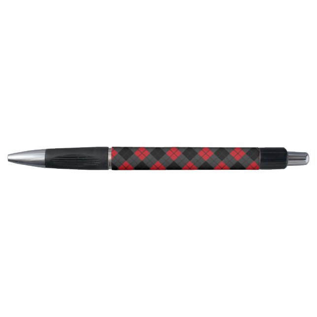 Black & Red Plaid Checked (Front)
