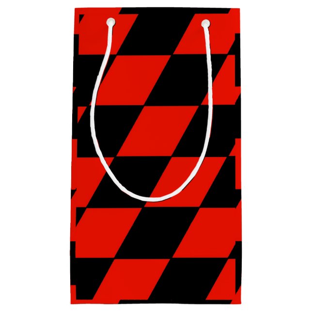 Black & Red Small Gift Bag (Front)
