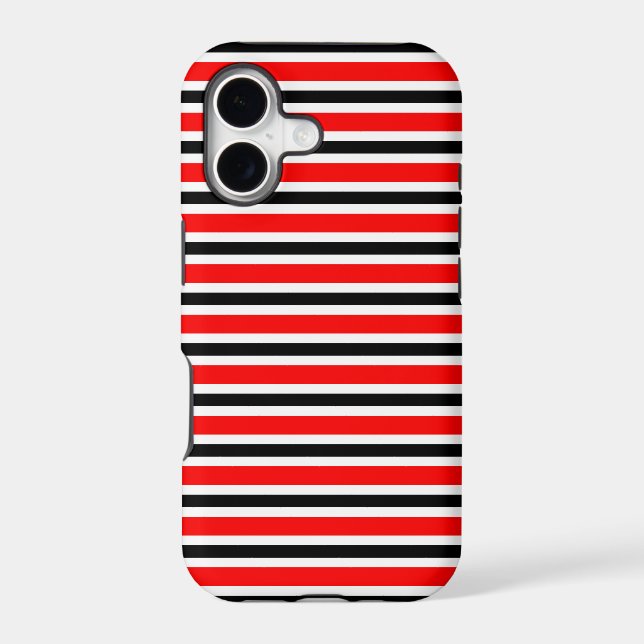 Black & Red Stripes (Back)
