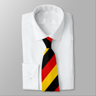 Black Red Yellow Combination Tie
