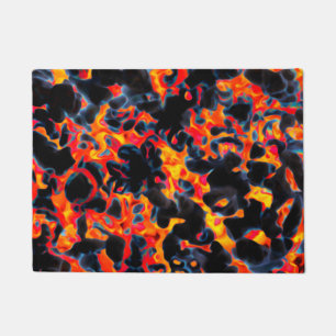 Black Red Yellow Doormat