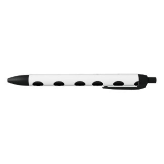 Black Repetitive Dots Ink Pen