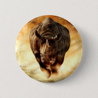 Black+Rhino+Charging 6 Cm Round Badge
