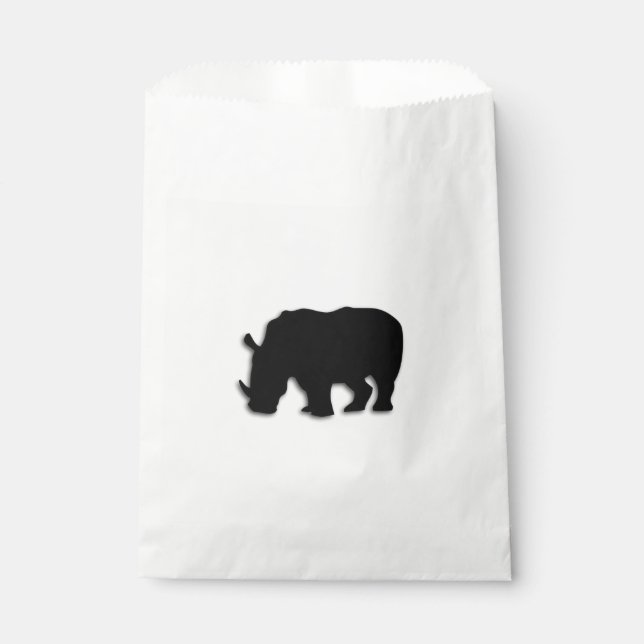 Black Rhino Favour Bags (Front)