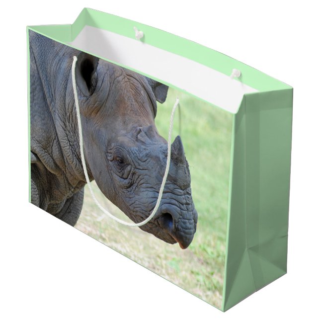 Black Rhino Large Gift Bag (Back Angled)