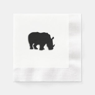 Black Rhino Napkin