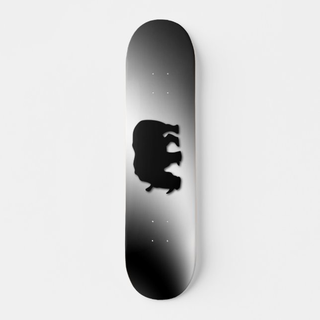 Black Rhino Skate Board (Front)