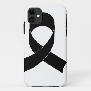Black Ribbon Drawing Case-Mate iPhone Case