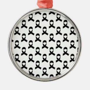 Black Ribbon Pattern Metal Tree Decoration