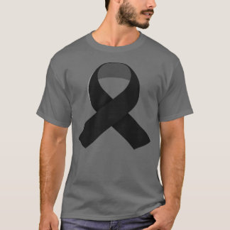black ribbon T-Shirt