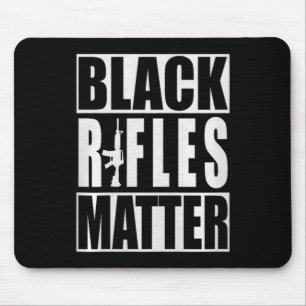 BLACK RIFLES MATTER Premium Mouse Pad