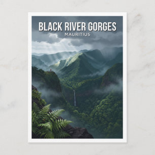 Black River Gorges National Park Chamarel Travel Postcard