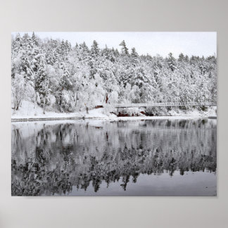 Black River Harbour Bridge, Michigan Poster